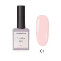 Моделирующий гель Builder Gel TNL №01 камуфлирующий молочно-розовый (10 мл.)
