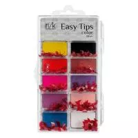 Типсы френч в боксе Easy Tips, 100шт (05 Бордовые)