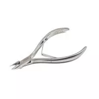 Кусачки маник. для кожи с 2 пружинами; матовые; ручная заточка