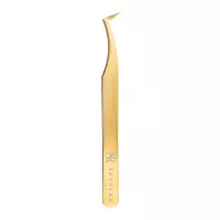 Сверхточный пинцет Barbara серия Gold, тип "сапожок"
