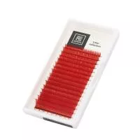 Цветные ресницы BARBARA (Барбара) (красные) МИКС