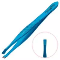 Пинцет для бровей прямой синий Irisk (Ириск) Пинцет для бровей прямой синий Irisk (Ириск)