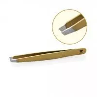 Пинцет для бровей цветной Lovely серии Mineral (Agate)