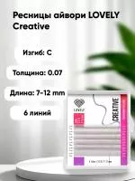 Ресницы айвори LOVELY Creative - 6 линий - MIX Ресницы айвори LOVELY Creative - 6 линий - MIX